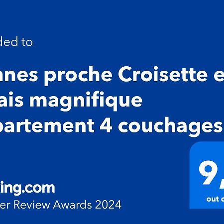 Cannes Proche Croisette Et Palais Magnifique Appartement 4 Couchages Exteriör bild